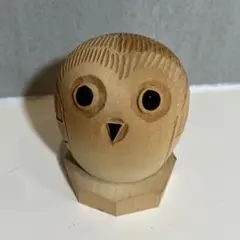 三浦忠司 作 旭川クラフト作品 鈴入り フクロウ - メルカリ