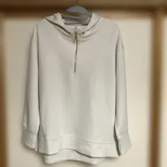 大きいサイズ/a.v.v×eur3】ハーフジップダンボールフーディー