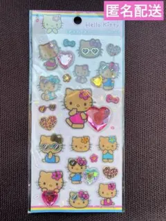 正規品　キラキララインストーンシール 日焼けキティ ハローキティ サンリオ