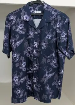 tk.TAKEO KIKUCHI 総柄シャツ Mサイズ 花柄シャツ アロハシャツのサムネイル
