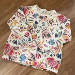 ZARA 花柄 トレーナー 3歳 104cm