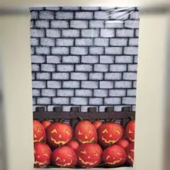 ハロウィン タペストリー カボチャ柄 107x165