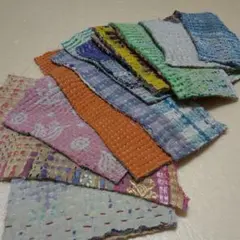 とってもお得価格☆ラリーキルトはぎれ14枚