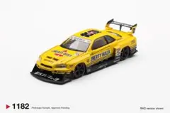 MINI GT 1/64 日産 LB-ER34 スーパーシルエット イエローのサムネイル