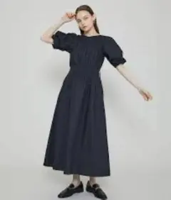 新品タグ付 限定品 メゾンキツネ ワンピース フリル パフスリーブ