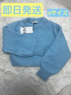 ZARA クロップド丈ニット セーター