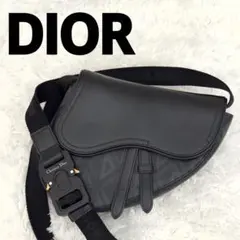 最終値下げ❗️極上美品⭐️DIOR ディオール サドル ショルダー ダイヤモンド