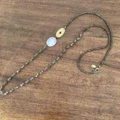 スモーキークォーツ ロングネックレス