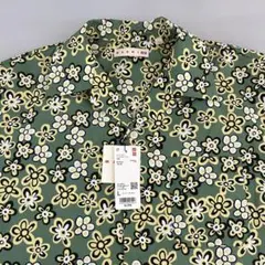 UNIQLO MARNI オーバーサイズ オープンカラーシャツ 花柄 小花Lのサムネイル
