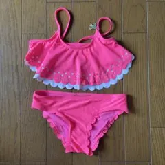 女の子向け ピンク セパレート水着