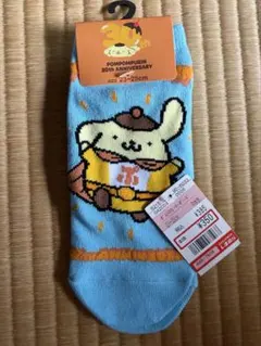 ポムポムプリン 靴下 23-25cm 30周年 ヒーロー しまむら