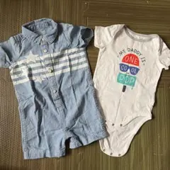 GAP 星柄ロンパースとボディスーツセット