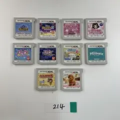 Nintendo 3DS ソフト 10本セット まとめ売り【214】