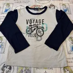 BeBe 自転車プリント カットソー