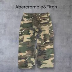 アバクロンビーアンドフィッチ 迷彩 カモフラ カーゴパンツ Lサイズ