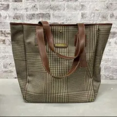 値下げ❕️極美品ラルフローレン トートバッグ ブラウン系 大容量のサムネイル