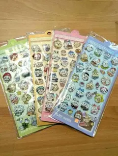 【新品未使用】ちいかわ　ボンボンドロップ ウォーターシール 4枚セット