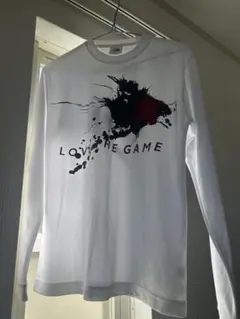 白色長袖シャツ LOVE THE GAME 限定版 Sサイズ
