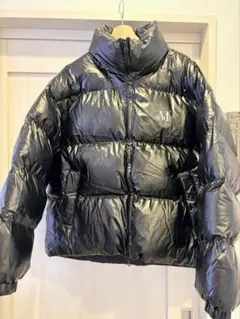 Mucent ダウンジャケット　Glossy black