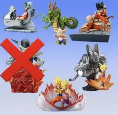 ドラゴンボールZ イマジネーションフィギュア 全6種のうち5種 HGシリーズ