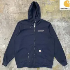Carhartt カーハート 企業ロゴ 刺繍 ジップパーカー ルーズフィット