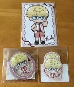 【理凰】ワンだふるくじ　メダリスト　アクスタ　アクキー　他セット　特典 メダリスト ワン！だふるくじ 鴗鳥理凰 アクリルキーホルダー 他