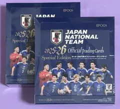 EPOCH2025-26 サッカー日本代表 新品未開封2ボックス シュリンク付き