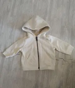 OLD NAVY フード付きパーカー 3-6M ホワイト
