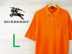 BURBERRY LONDON●バーバリー＜コットン ポロシャツ＞●H3034c