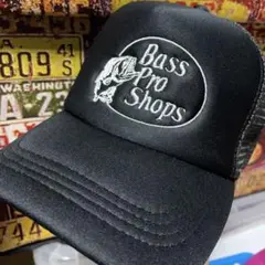 bassproshops cap バスプロ　メッシュキャップ　ブラック　新品
