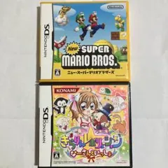 DSソフト　ニュースーパーマリオブラザーズ　と　きらりんレボリューション　2本