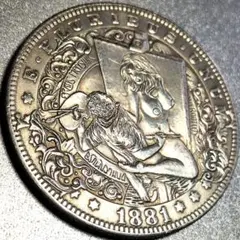 F23モルガン・ダラー 1ドル銀貨1886年 - メルカリ
