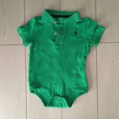 Ralph Lauren グリーン ポロロンパース 18M