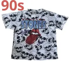 90s ローリングストーンズ スカル リップ タン スパイクタン voodoo
