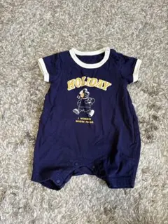 BREEZE ホリデー柄ロンパース 70