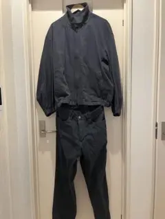 未使用 ユニクロユー ジップアップブルゾン XXL ネイビー　セットアップ2点