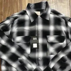 FOREMOST SHADOW PLAID RAYON SHIRT オンブレＬ