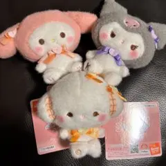 サンリオ　ミルキーボア　マスコット　こぎみゅん　クロミ　マイメロ