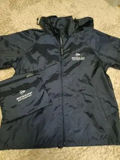 訳あり　DUNLOP ネイビー レインコート　ヤッケ