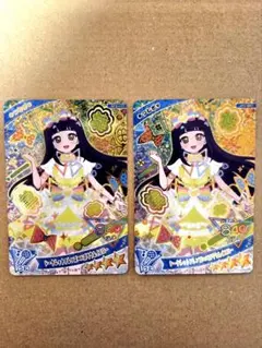 ひみつのアイプリ 3弾 つむぎ シークレットフレンズ∞バズリウムイエロー 2枚