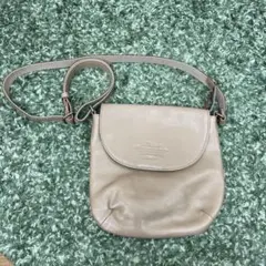 Dakota ショルダーバッグ レザー ベージュのサムネイル
