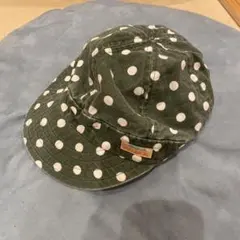 ドット柄 コットンキャップ Mサイズ