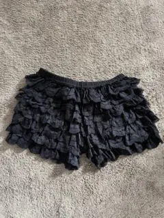 黒レース　ショートパンツ　レディース