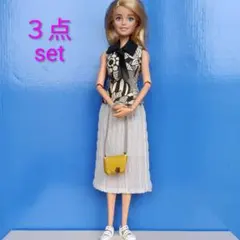 バービー人形 ボディ 1/6 ドール 人形 服 アウトフィット 3体 436