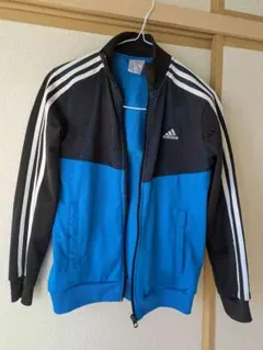 adidas ジャージ 青黒 150