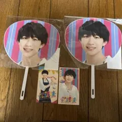 永岡蓮王 うちわ 4枚 永岡蓮王くん☆名前うちわ☆カンペうちわ☆ - メルカリ