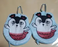 【匿名】ちいかわ　ダイカットポーチ　セイレーン　ガチャガチャ