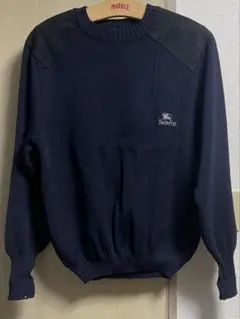 90s Burberrys' Combat Sweater ElbowPatch - メルカリ