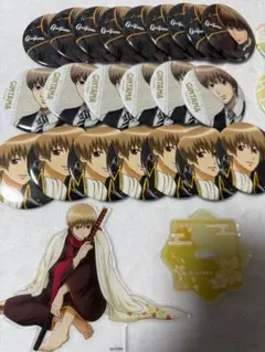 銀魂 沖田総悟　アクリルスタンド&缶バッジ 43個セット