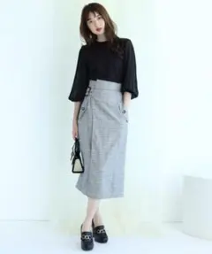 マイストラーダ☆チェックラップスカート